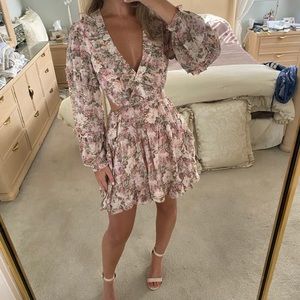 NEW Floral cutout dress
